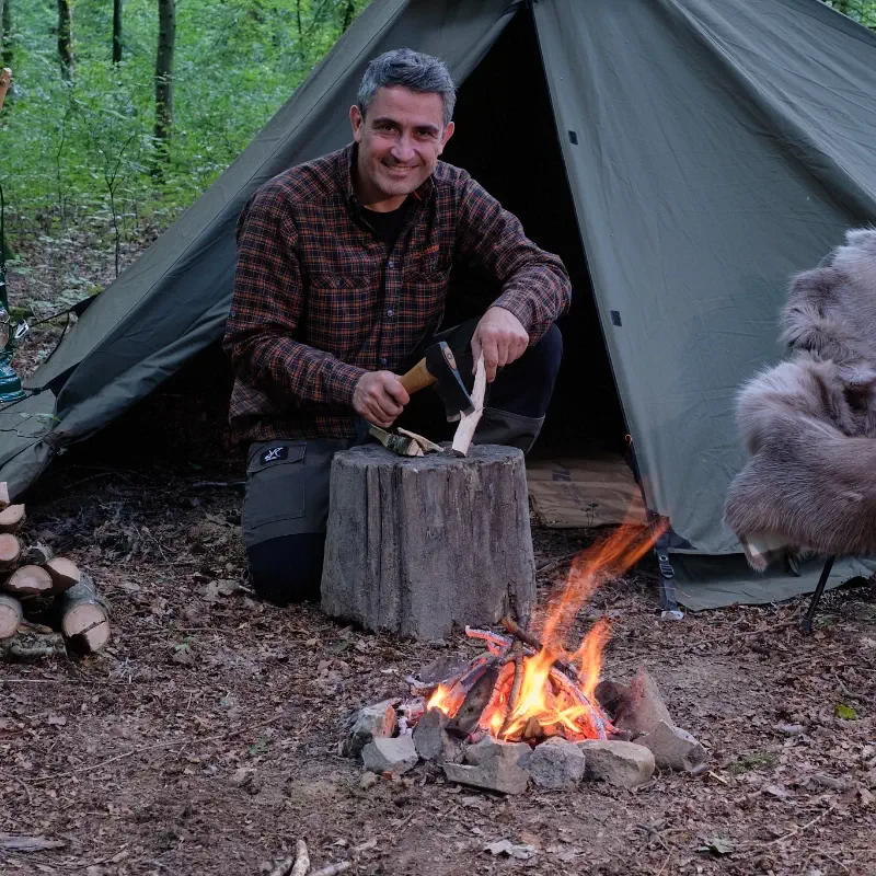 Praxis bei der Survival Guide Ausbildung im Schwarzwald