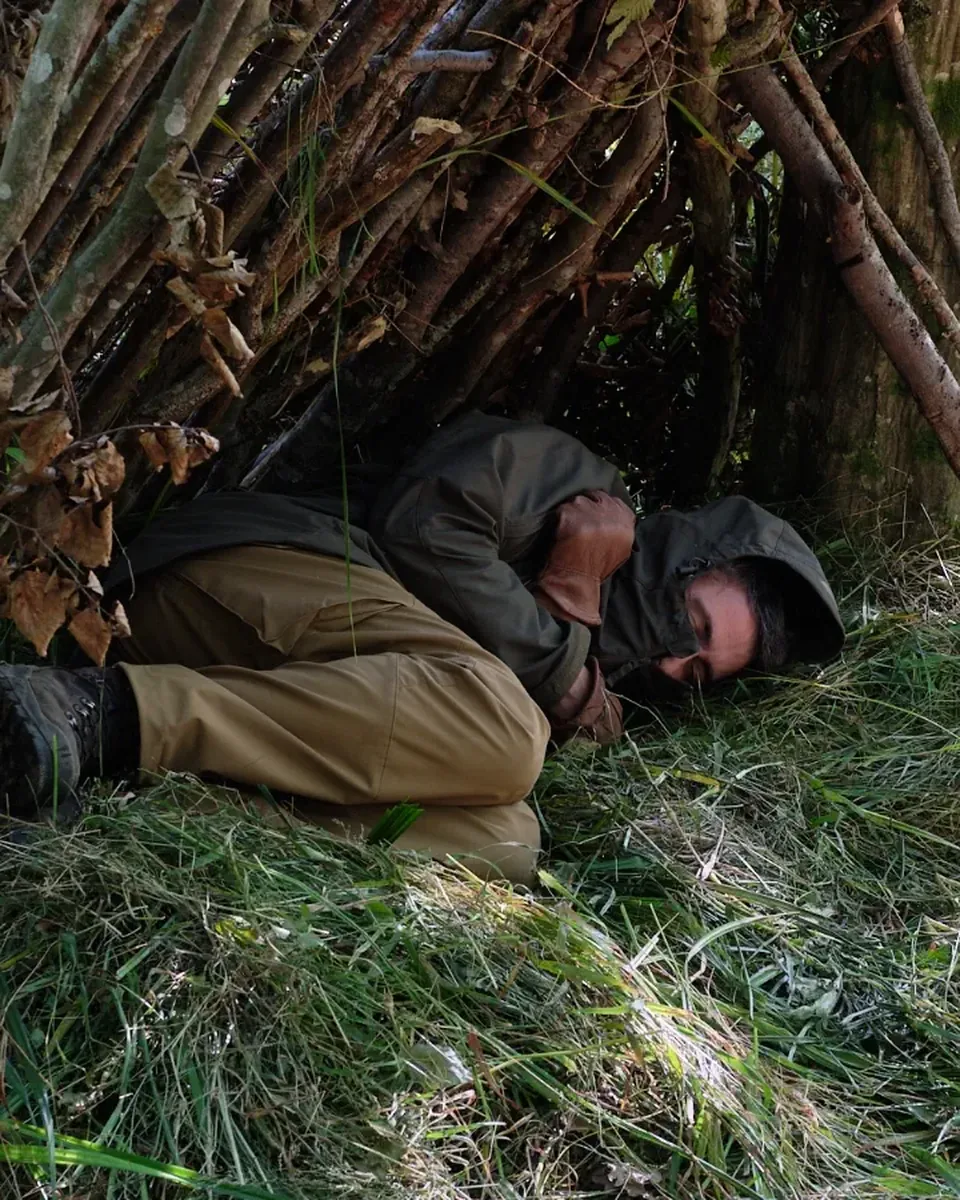 Shelter beim REVENANT Survival Camp im Schwarzwald
